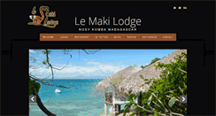 Desktop Screenshot of lemakilodge-madagascar.com